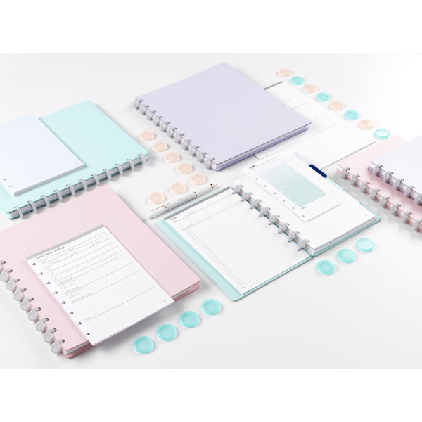 slide 5 of 6, TUL Discbound Notebook Task Pads, To Do Pack, 3" X 7-1/2", 100 Pages (50 Sheets), Mint, 50 ct