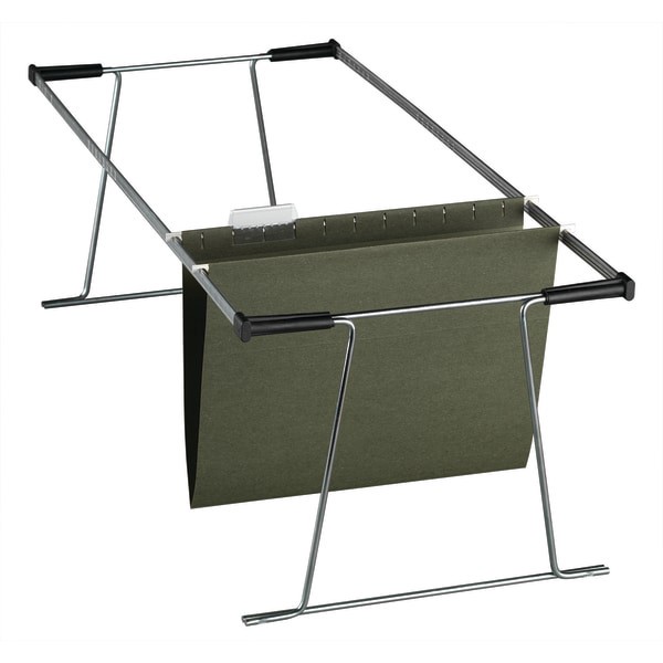 slide 3 of 3, Office Depot Brand Metal File Frame, Letter/Legal Size, Silver, 1 ct