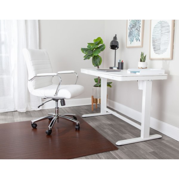 slide 3 of 6, Realspace Bamboo Chair Mat, 48&Rdquo; X 52&Rdquo;, Brown, 1 ct