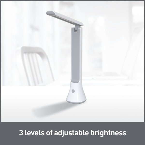 slide 4 of 10, Realspace Convertible 2-In-1 Portable Light, 10-3/4''H, White, 1 ct