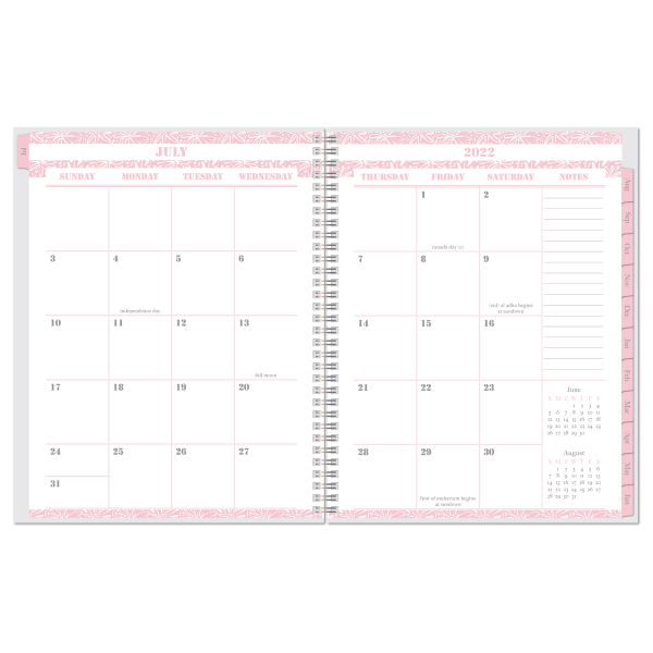 Office Depot Brand Fashion Weekly/Monthly Academic Planner, 8-1/2