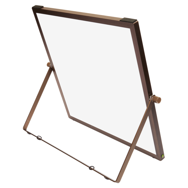 slide 6 of 7, Office Depot Brand Magnetic Table-Top Dry-Erase Board, 10'' X 10'', Dark Bronze Aluminum Frame, 10 in