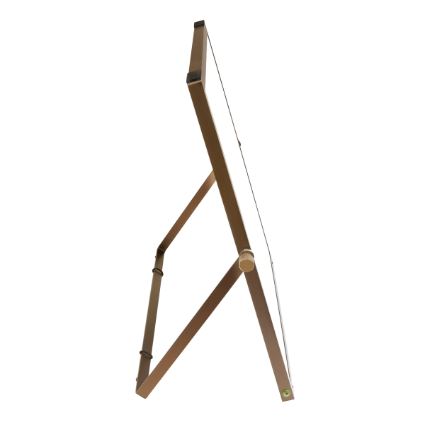 slide 5 of 7, Office Depot Brand Magnetic Table-Top Dry-Erase Board, 10'' X 10'', Dark Bronze Aluminum Frame, 10 in