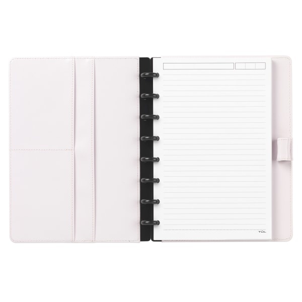 slide 5 of 6, TUL Brilliance Discbound Notebook, Junior Size, 60 Sheets, Rose Gold, 60 ct