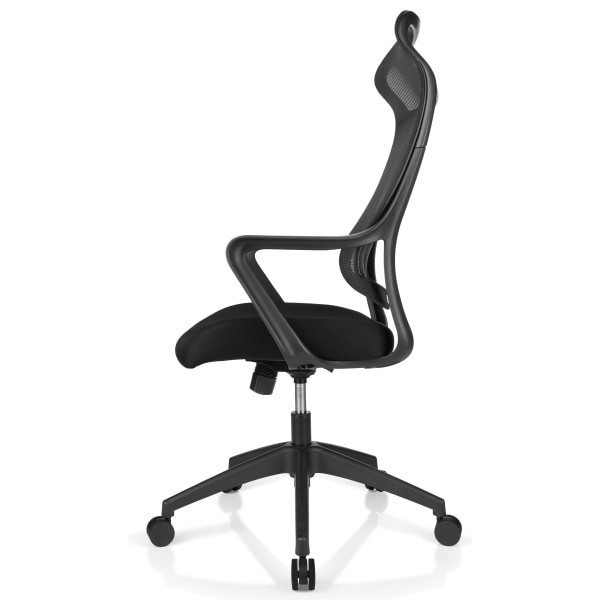slide 3 of 10, Realspace Lenzer Mesh High-Back Task Chair, Black, 1 ct