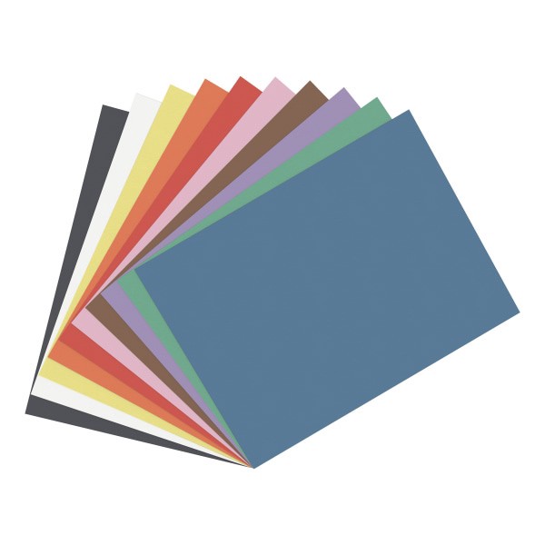 slide 5 of 5, Office Depot Brand Construction Paper, 9" X 12", 100% Recycled, Assorted, Pack Of 100 Sheets, 100 ct