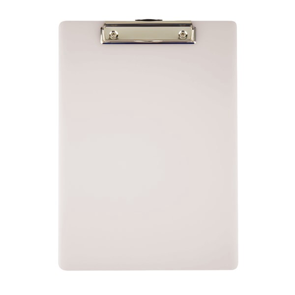 Office Depot Brand Acrylic Clipboard, 9" X 12", White 1 ct Shipt