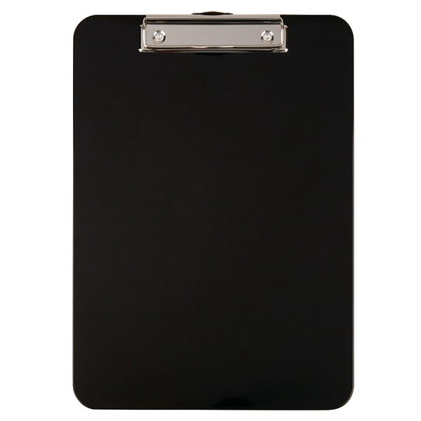 slide 2 of 2, Office Depot Brand Acrylic Clipboards, 9" X 12", Black, Pack Of 3, 3 ct
