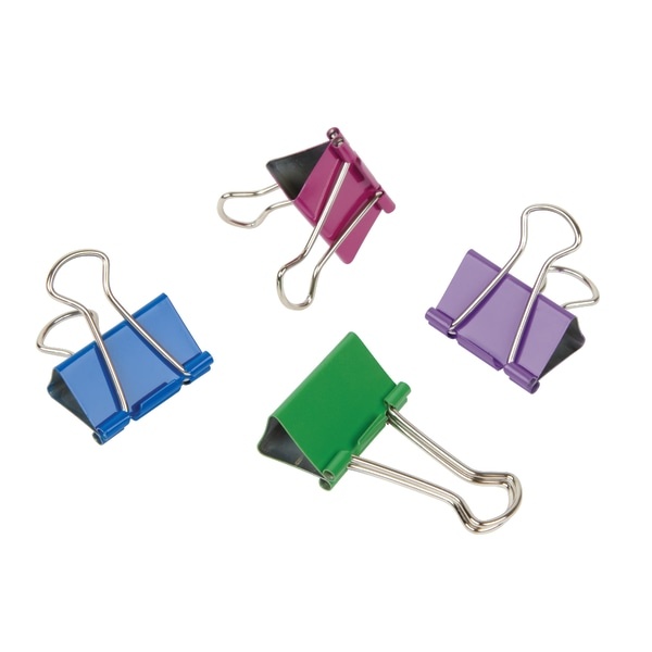 slide 4 of 6, Office Depot Brand Binder Clip Combo Pack, Assorted Sizes, Assorted Colors, Pack Of 200, 200 ct