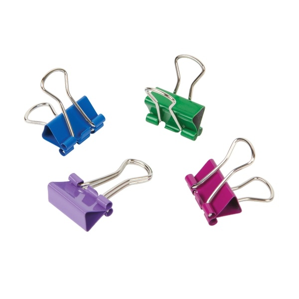 slide 5 of 6, Office Depot Brand Binder Clip Combo Pack, Assorted Sizes, Assorted Colors, Pack Of 200, 200 ct