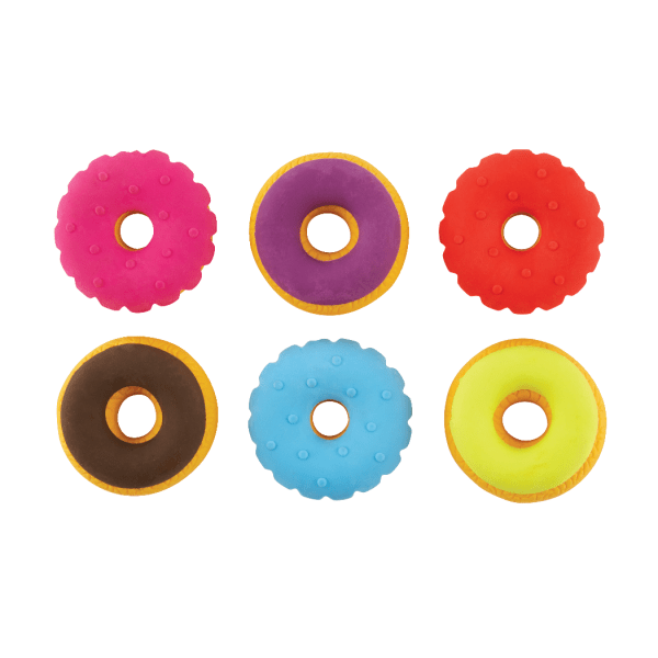 slide 2 of 2, Office Depot Brand Pencil Erasers, Donuts, Pack Of 6, 6 ct