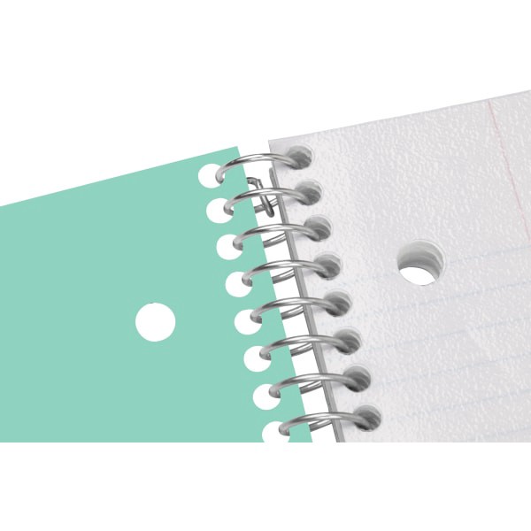 slide 4 of 4, Office Depot Brand Stellar Poly Notebook, 8 1/2'' X 11'', College Ruled, 200 Pages (100 Sheets), Mint, 100 ct