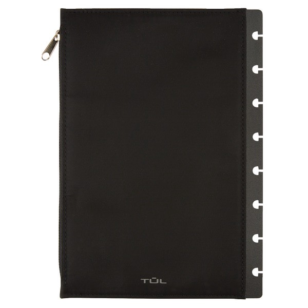 slide 3 of 3, TUL Discbound Storage Pouch, 6 1/2'' X 9 1/2'', Black, 1 ct