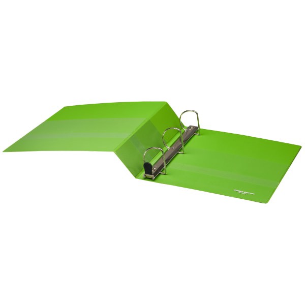 slide 5 of 8, Office Depot Brand Heavy-Duty View 3-Ring Binder, 2'' D-Rings, Army Green, 2 in