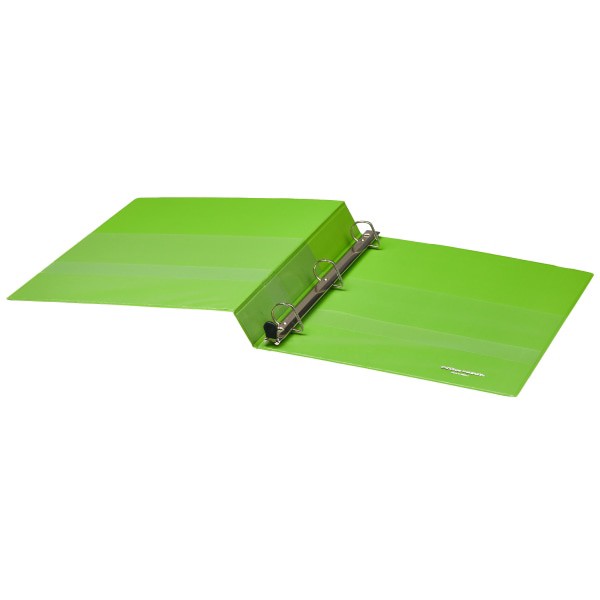 slide 4 of 7, Office Depot [In]Place Heavy-Duty View 3-Ring Binder, 1'' D-Rings, Army Green, 1 in