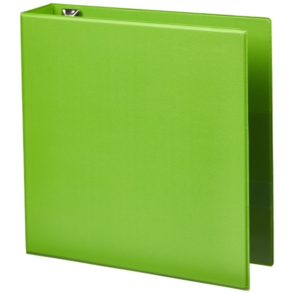 slide 3 of 5, Office Depot Brand Heavy-Duty 3-Ring Binder, 2'' D-Rings, 49% Recycled, Army Green, 2 in