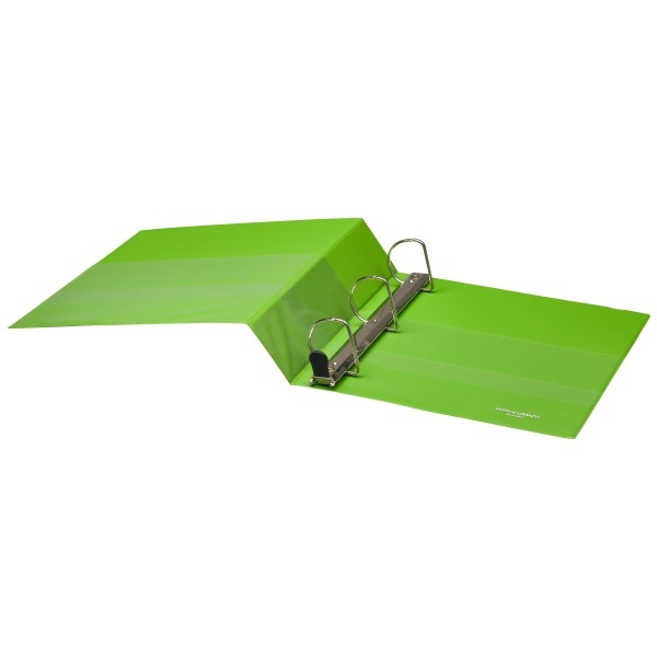 slide 4 of 5, Office Depot Brand Heavy-Duty 3-Ring Binder, 2'' D-Rings, 49% Recycled, Army Green, 2 in