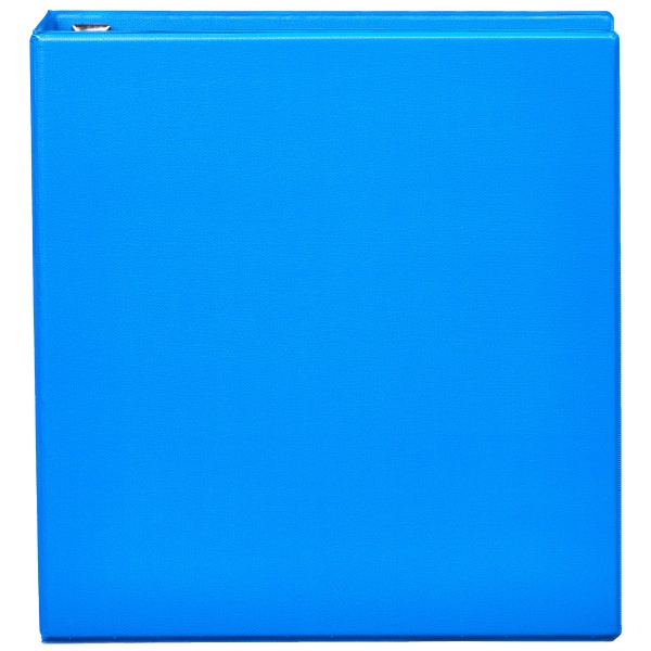 slide 5 of 5, Office Depot Heavy-Duty 3-Ring Binder, 1 1/2'' D-Rings, 49% Recycled, Blue, 1 ct