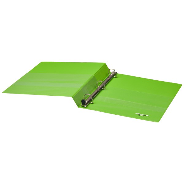 slide 3 of 6, Office Depot Heavy-Duty 3-Ring Binder, 1'' D-Rings, 49% Recycled, Army Green, 1 in