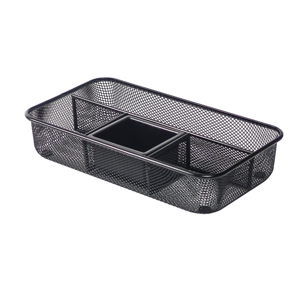 slide 2 of 2, Brenton Studio Black Mesh Small Drawer Organizer, 1 ct