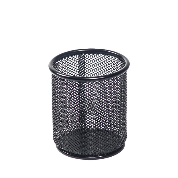 slide 3 of 3, Brenton Studio Black Mesh Pencil Cup, 1 ct