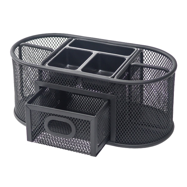 slide 3 of 3, Brenton Studio Black Mesh Organizer, 1 ct