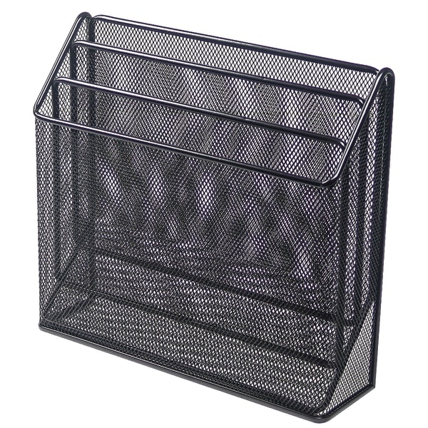 slide 2 of 2, Brenton Studio Black Mesh 3-Tier Organizer, 1 ct