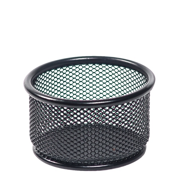 slide 2 of 3, Brenton Studio Black Mesh Paper Clip Holder, 1 ct