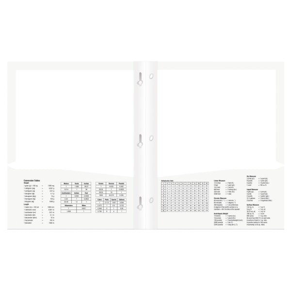 slide 2 of 2, Office Depot Brand Stellar Laminated 3-Prong Paper Folder, Letter Size, White, 1 ct