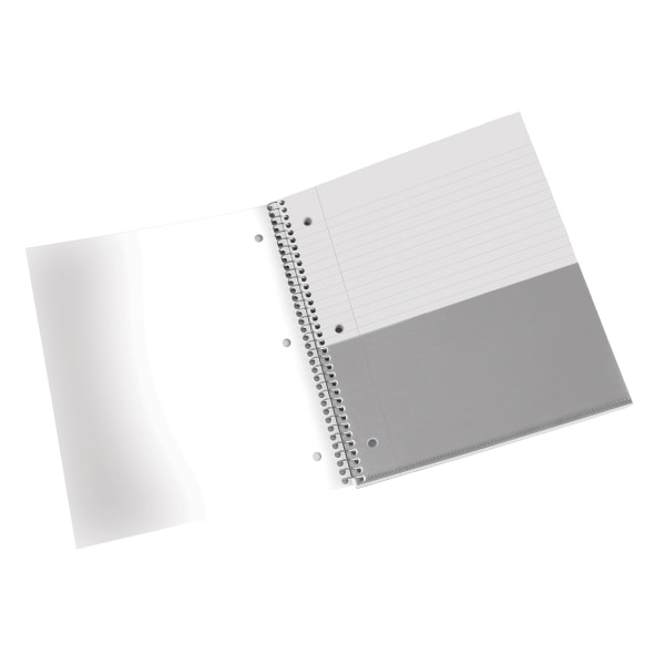 slide 3 of 3, Office Depot Brand Stellar Poly Notebook, 8-1/2'' X 11'', 1 Subject, College Ruled, 160 Pages (80 Sheets), Violet Palm, 80 ct