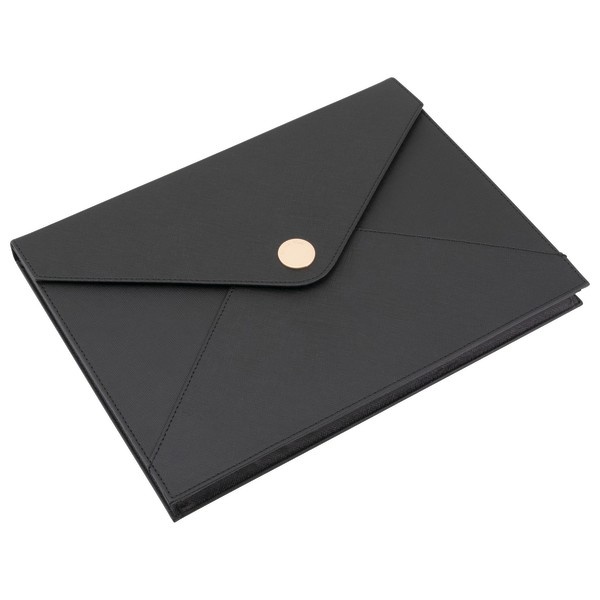 slide 2 of 7, See Jane Work Faux Leather Document Pouch, Black, 1 ct