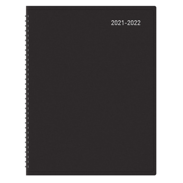 slide 4 of 4, Office Depot Brand 18-Month Academic Planner, 9'' X 11'', 30% Recycled, Black, July 2021 To December 2022, Odus2033-014, 1 ct