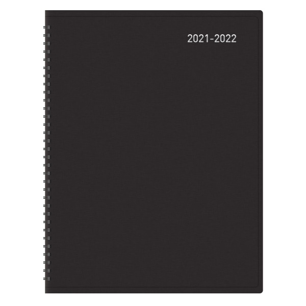 slide 4 of 4, Office Depot Brand Weekly/Monthly Academic Planner, Vertical Format, 8'' X 11'', 30% Recycled, Black, July 2021 To August 2022, Odus2033-009, 1 ct