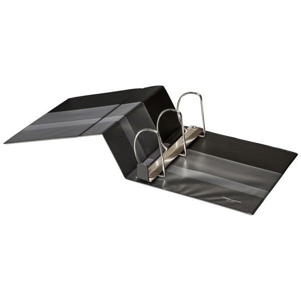 slide 4 of 7, Office Depot Brand Heavy-Duty View 3-Ring Binder, 5'' D-Rings, Black, 1 ct