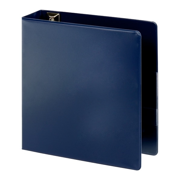 slide 3 of 5, Office Depot [In]Place Heavy-Duty 3-Ring Binder, 3'' D-Rings, Navy, 3 in