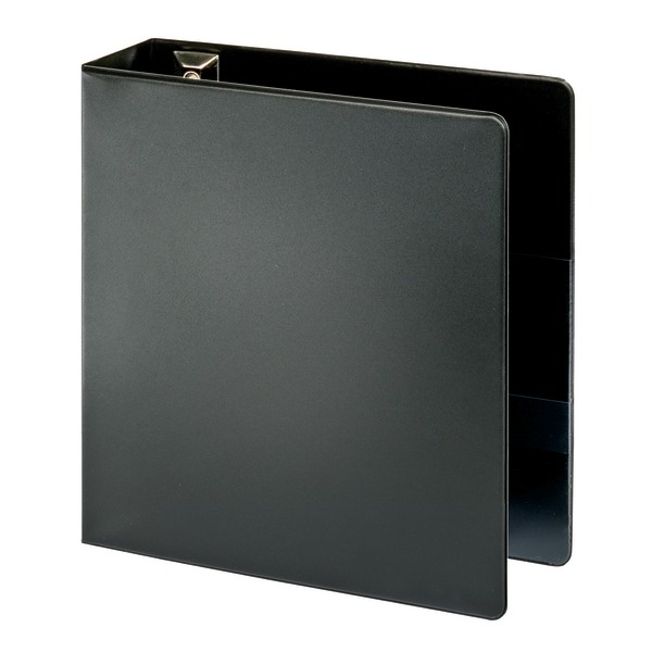 slide 3 of 5, Office Depot Brand Heavy-Duty 3-Ring Binder, 3'' D-Rings, Black, 1 ct