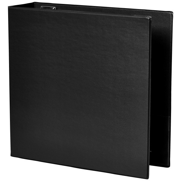 slide 2 of 6, Office Depot Brand Heavy-Duty 3-Ring Binder, 3'' D-Rings, Black, 1 ct