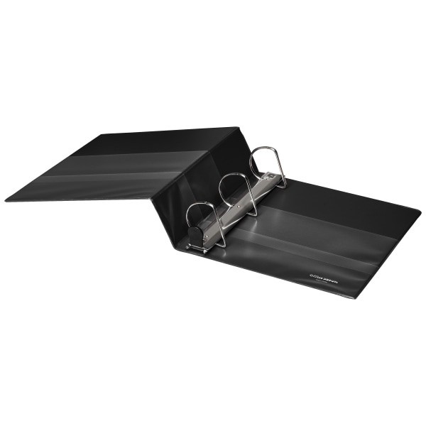 slide 3 of 6, Office Depot Brand Heavy-Duty 3-Ring Binder, 3'' D-Rings, Black, 1 ct