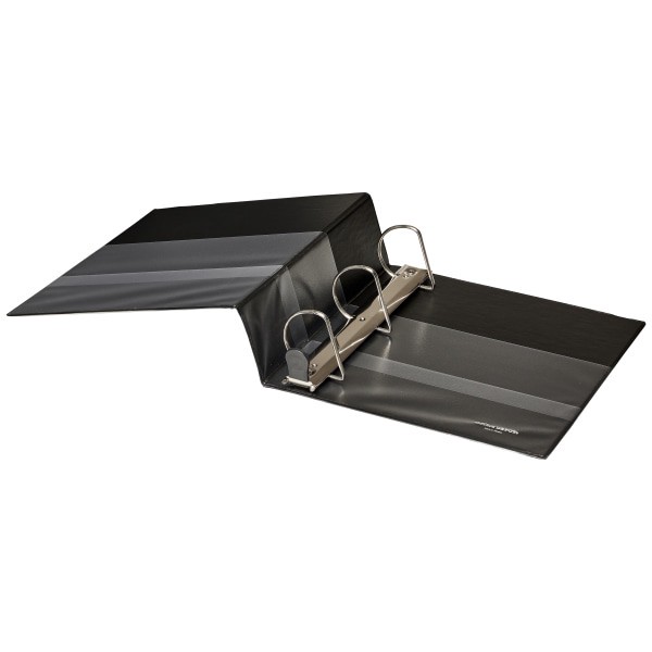 slide 2 of 8, Office Depot Brand Heavy-Duty View 3-Ring Binder, 3'' D-Rings, Black, 1 ct