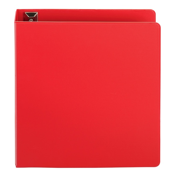 slide 4 of 5, Office Depot Brand Heavy-Duty 3-Ring Binder, 2'' D-Rings, Red, 2 in