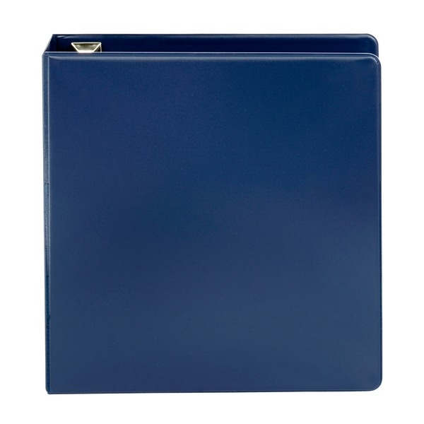 slide 3 of 5, Office Depot Brand Heavy-Duty 3-Ring Binder, 2'' D-Rings, Navy, 2 in