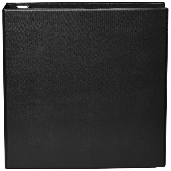 slide 6 of 6, Office Depot [In]Place Heavy-Duty 3-Ring Binder, 2'' D-Rings, Black, 1 ct