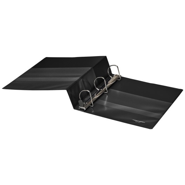 slide 4 of 6, Office Depot [In]Place Heavy-Duty 3-Ring Binder, 2'' D-Rings, Black, 1 ct
