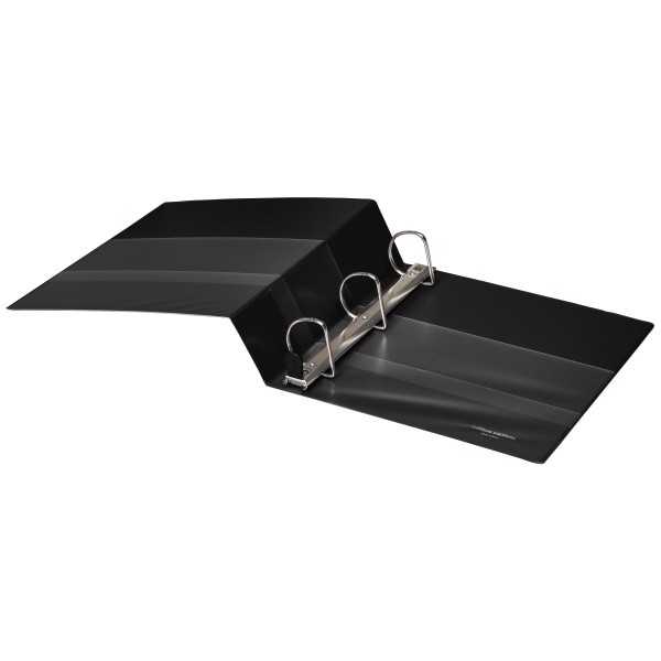 slide 4 of 8, Office Depot Brand Heavy-Duty View 3-Ring Binder, 2'' D-Rings, Black, 1 ct