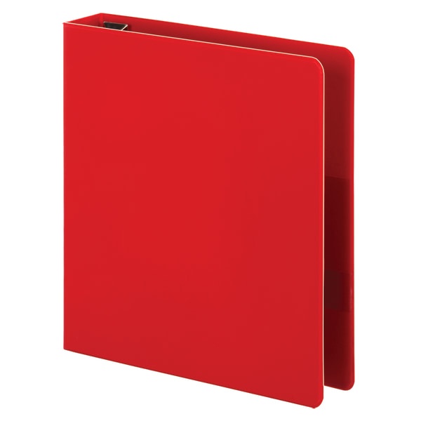 slide 3 of 5, Office Depot [In]Place Heavy-Duty 3-Ring Binder, 1 1/2'' D-Rings, Red, 1 ct