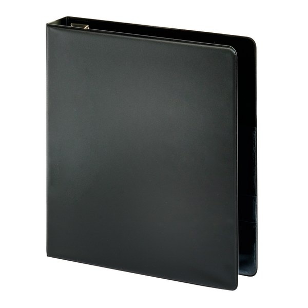 slide 3 of 5, Office Depot [In]Place Heavy-Duty Easy-Open 3-Ring Binder, 1 1/2'' D-Rings, Black, 1 ct