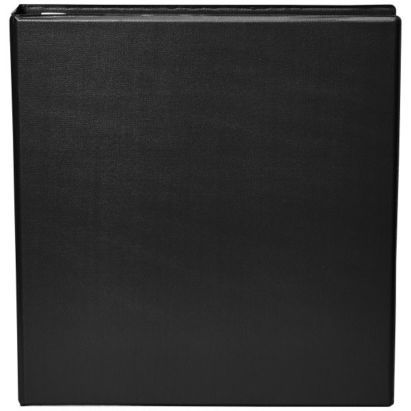 slide 4 of 6, Office Depot [In]Place Heavy-Duty Easy-Open 3-Ring Binder, 1 1/2'' D-Rings, Black, 1 ct