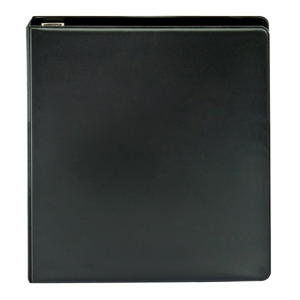 slide 2 of 5, Office Depot [In]Place Heavy-Duty Easy-Open 3-Ring Binder, 1 1/2'' D-Rings, Black, 1 ct