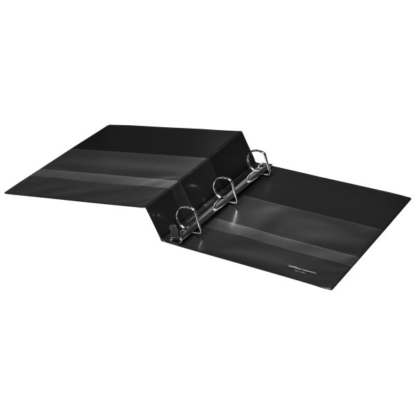 slide 5 of 6, Office Depot [In]Place Heavy-Duty Easy-Open 3-Ring Binder, 1 1/2'' D-Rings, Black, 1 ct