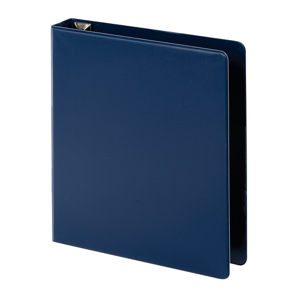 slide 4 of 5, Office Depot [In]Place Heavy-Duty 3-Ring Binder, 1 1/2'' D-Rings, Navy, 1 ct